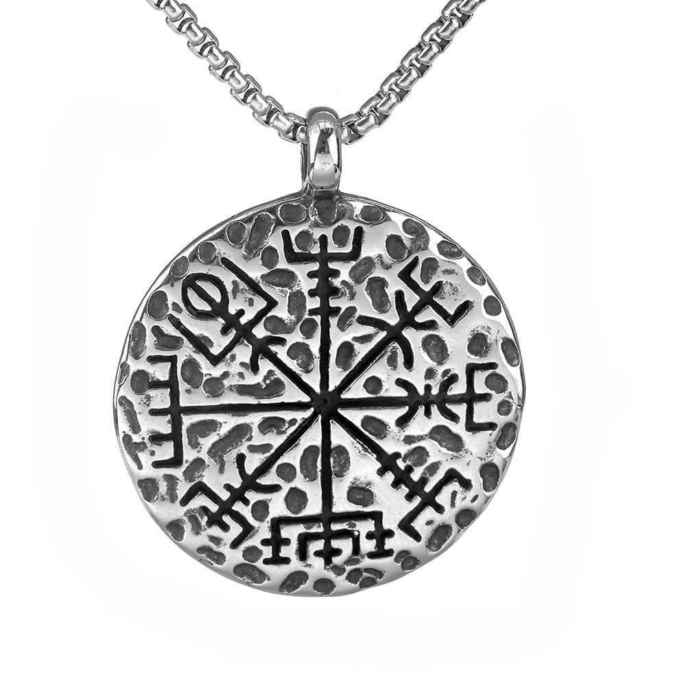 European And American Style Retro Compass Pendant Jewelry