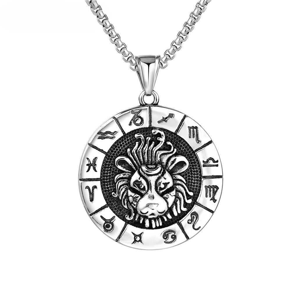 Constellations Pendant Titanium Steel Unisex Protection Statement Planderful Everyday Genie Gift