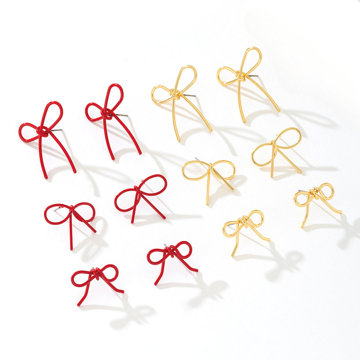 Planderful Vienna Verve Earrings – Elegant Alloy Bow Design