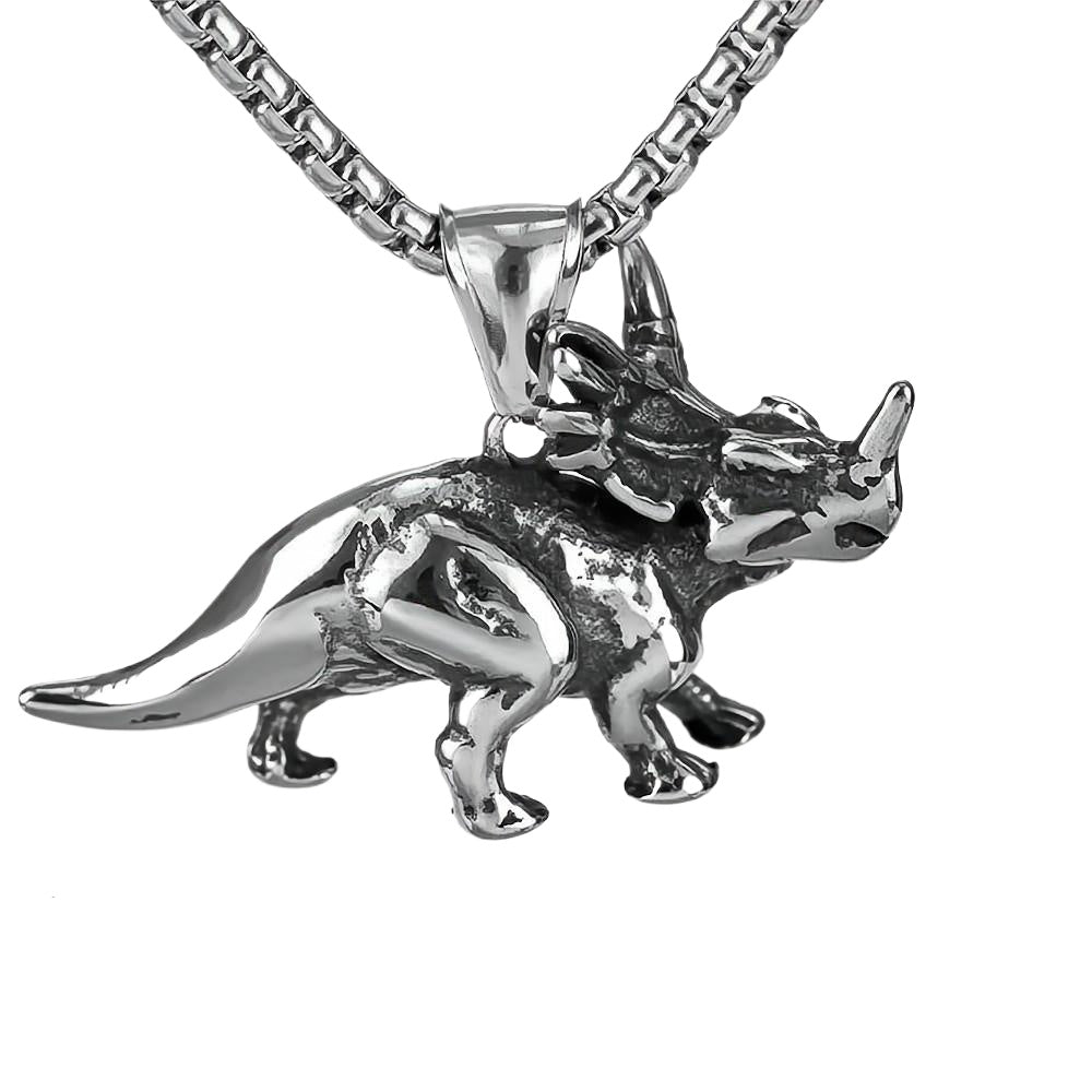 Unicorn Pendant Stainless Steel Mens Necklace Planderful Everyday Genie Collection