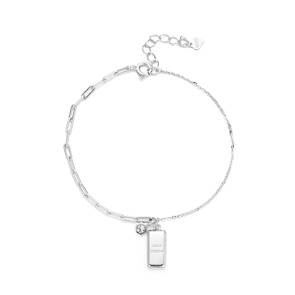 Korean Version of Bracelet Wholesale Girls S925 Sterling Silver Bracelet Niche Simple Girlfriend Jewelry