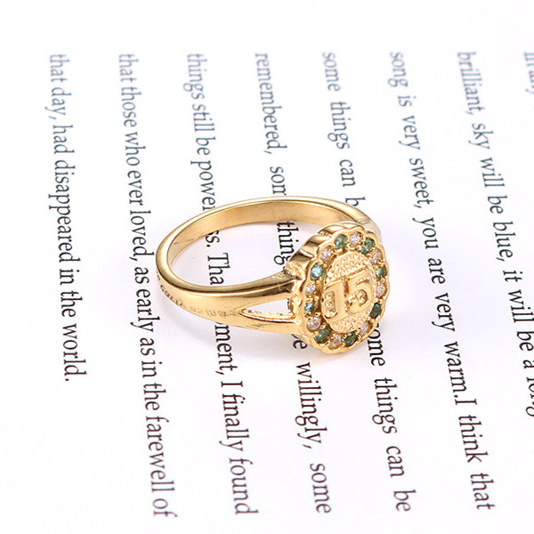 Chic Heart-Shaped Titanium Steel Ring for Women - Minimalist Stainless Steel Jewelry