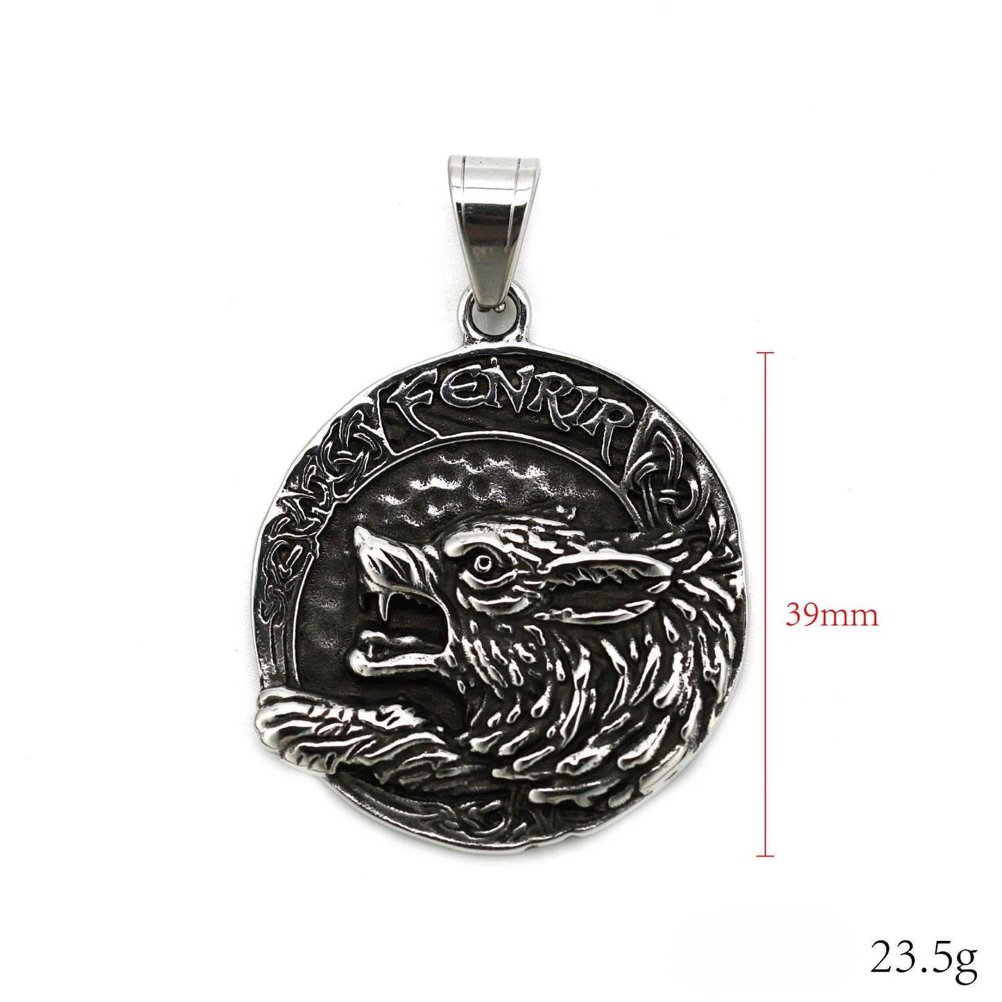 Steel Necklace – Vintage Nordic Pendant