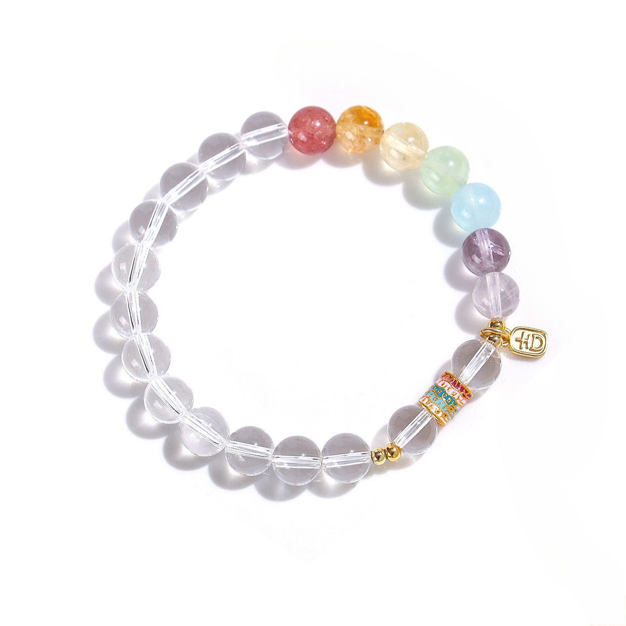 Planderful Fortune's Favor Bracelet – Colorful Amethyst and Crystal Design