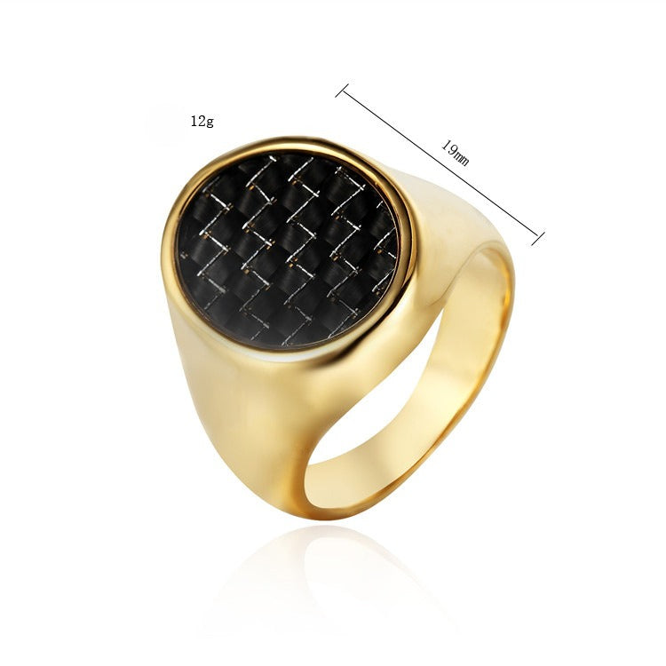 Carbon Fiber Titanium Steel Ring For Men And Women Unisex Protection Statement Planderful Everyday Genie
