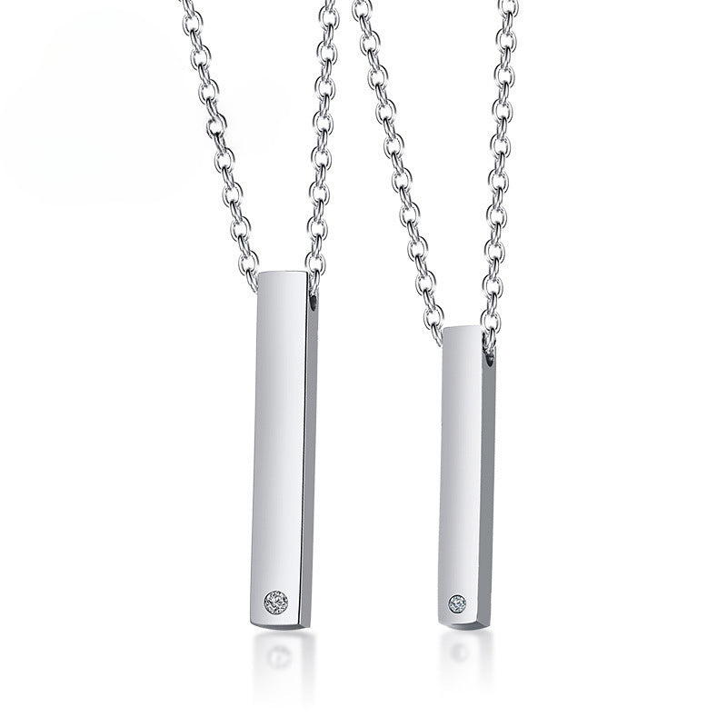 Cross-Border Jewelry Wholesale Simple Stainless Steel Pendant