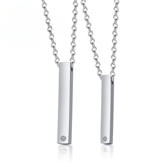 Cross-Border Jewelry Wholesale Simple Stainless Steel Pendant