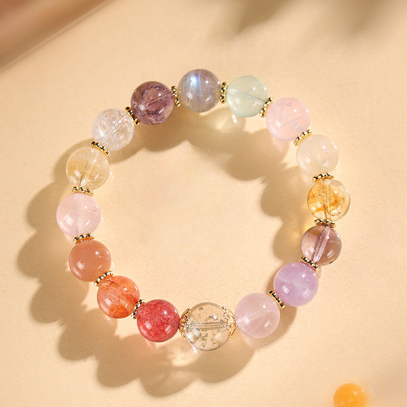 Planderful Fortune's Favor Amethyst Beaded Bracelet – Premium Crystal Design