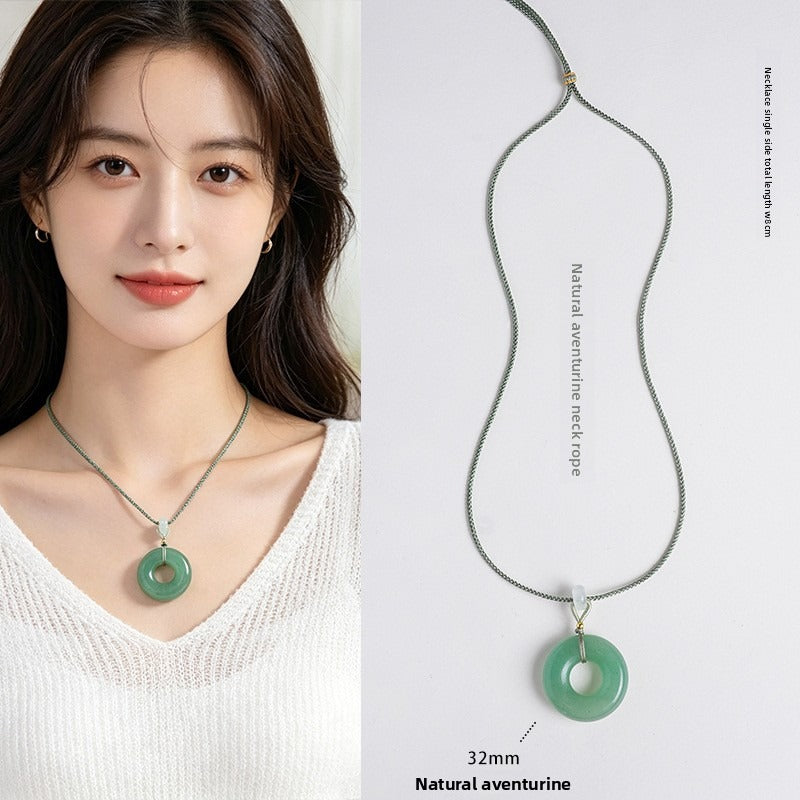 Jade Pendant Necklace