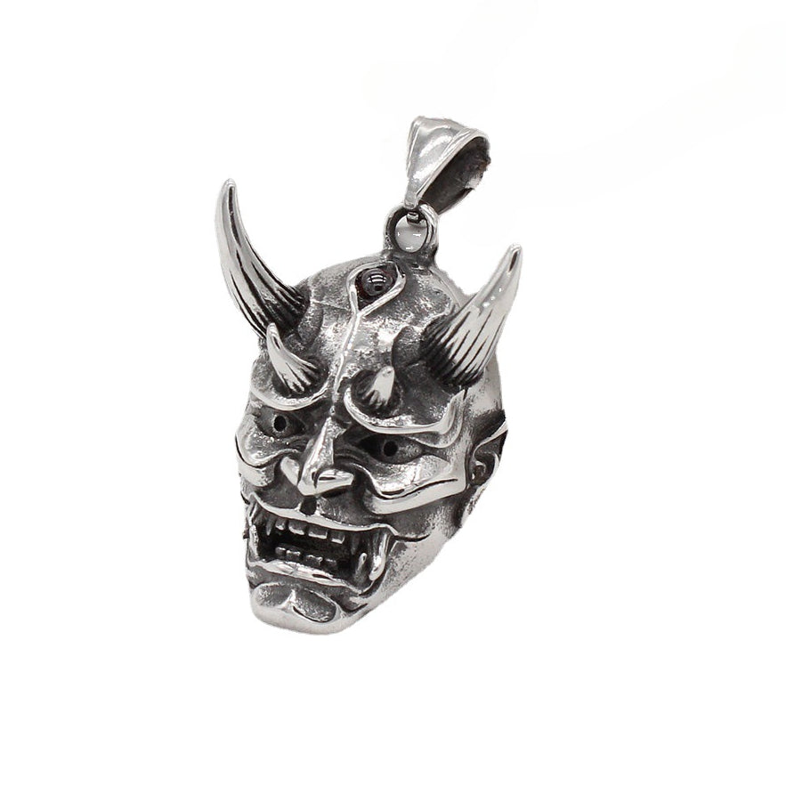Halloween Prajna Devil Titanium Steel Pendant for Men