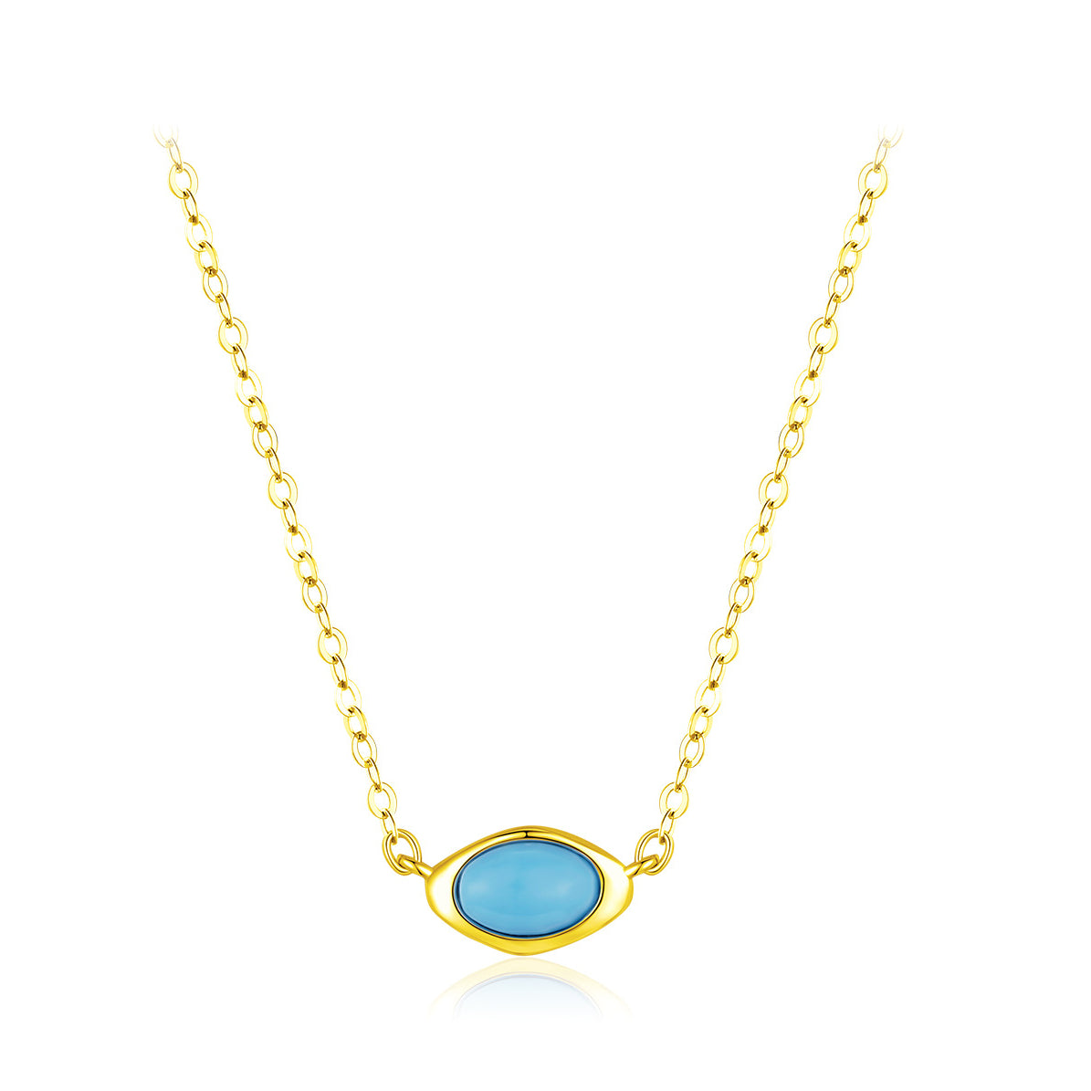 Planderful Everyday Genie Necklace – Irregular Turquoise Stacked Design