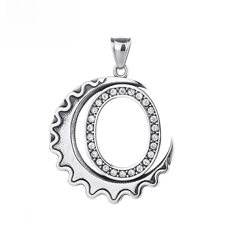 Letter Diy Stainless Steel Pendant Necklace