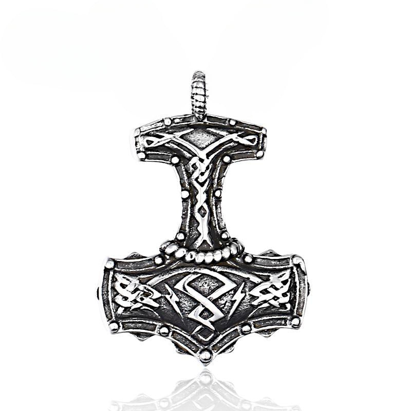 Titanium Steel Nordic Viking Celtic Knot Pendant for Men - Retro European-American Accessory