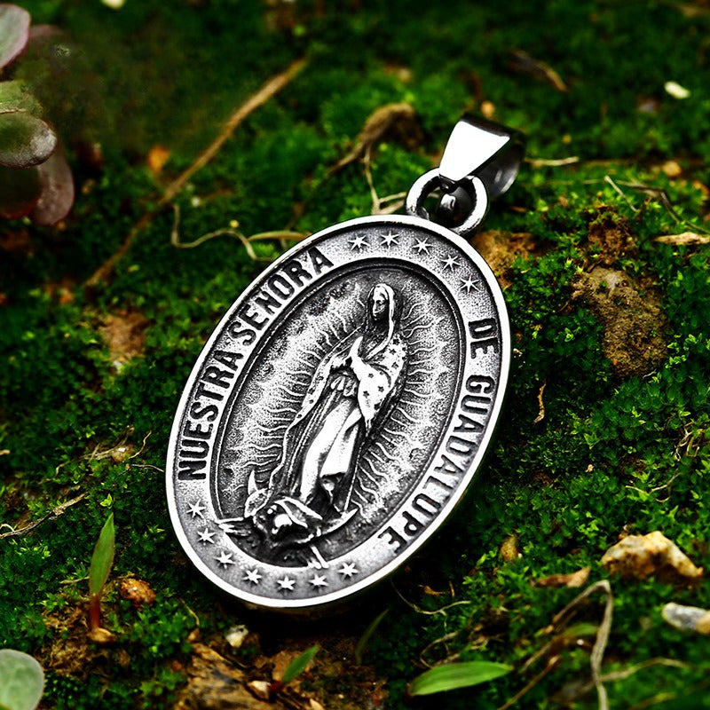 Stainless Steel Casting Fine Polishing Pendant Pendant – Steel Color Steel Titanium Steel Necklace