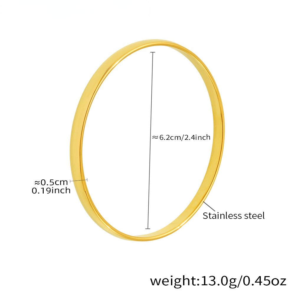 Planderful Everyday Genie 5MM 18K Gold Bracelet For Men