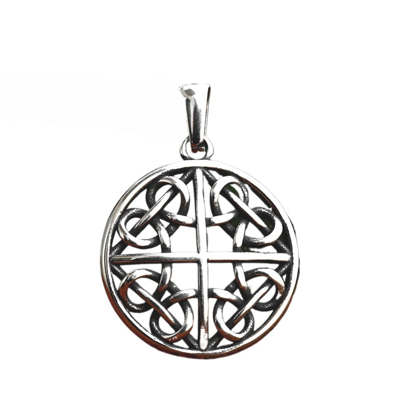 Stylish Retro Titanium Steel Pendant for Men - Hollow Design Wholesale Jewelry from Europe and the USA
