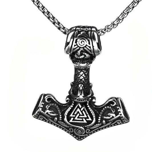 Cross-Border New Nordic Viking Pendant Titanium Steel Jewelry for Men