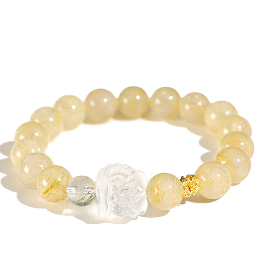 Planderful Fortune's Favor Bracelet – Elegant Crystal Beaded Design