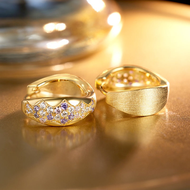 Planderful S925 Sterling Silver Earrings Zircon Women