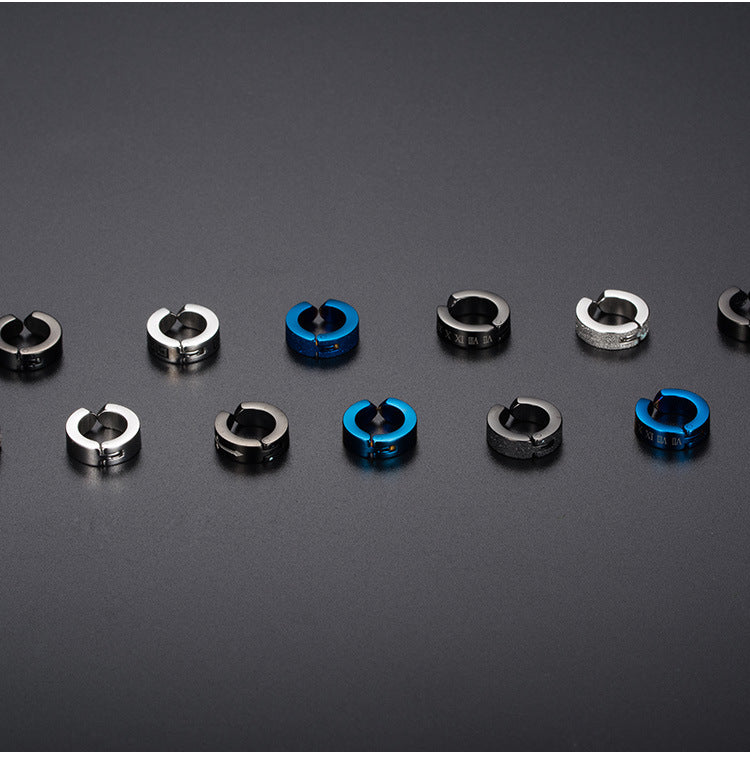 Hip Hop Hipster Free Piercing Ear Clips for Men Style