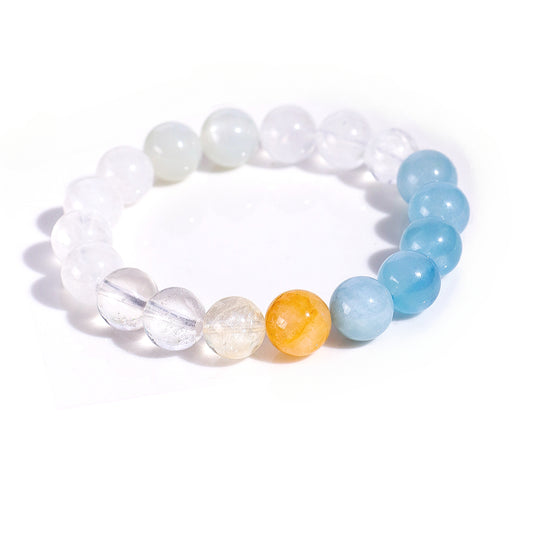 Planderful Fortune's Favor Bracelet – Elegant Crystal and Moonlight Stone Design