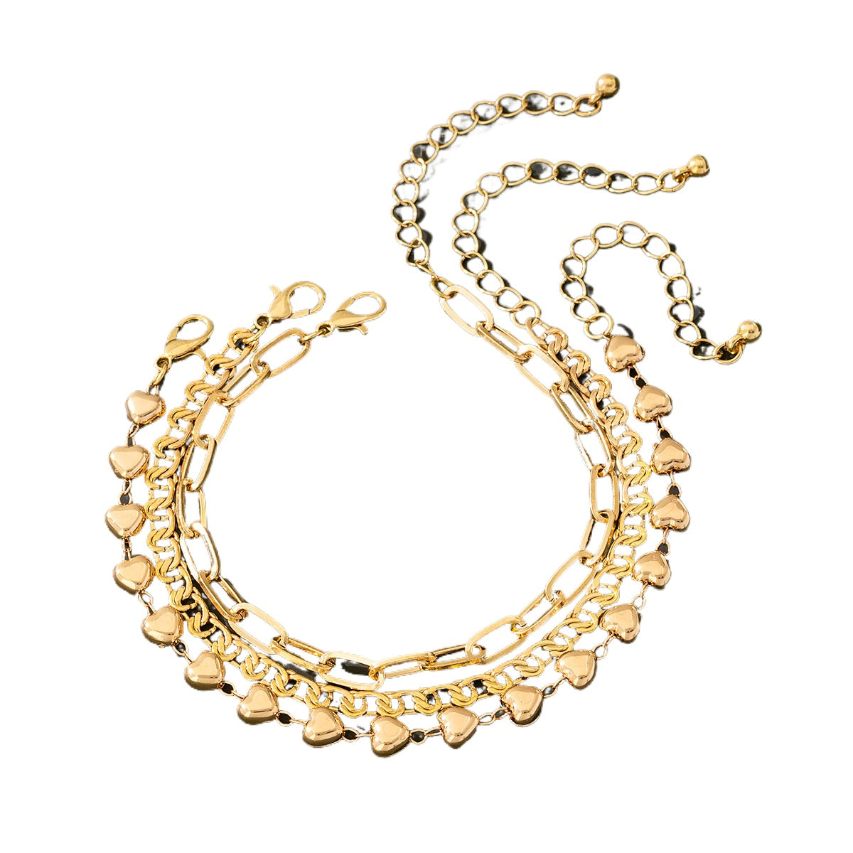 Planderful Vienna Verve Bracelet Set – Stylish Minimalist Three-Layer Design