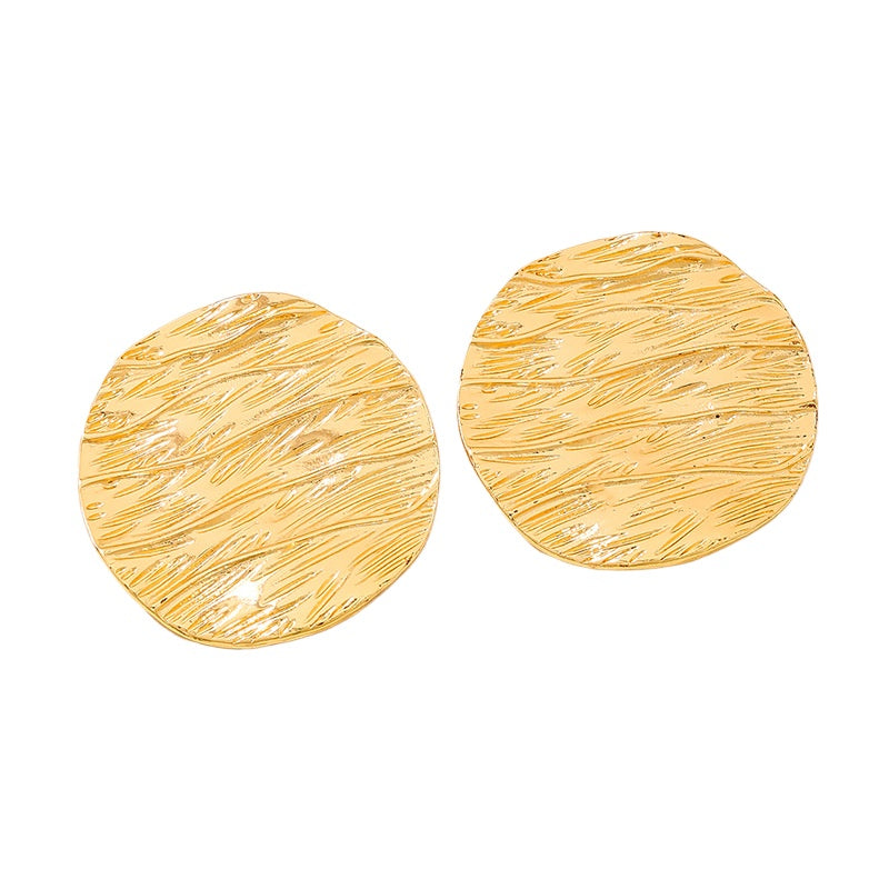 Planderful Vienna Verve Earrings – Fashionable Retro Metal Design