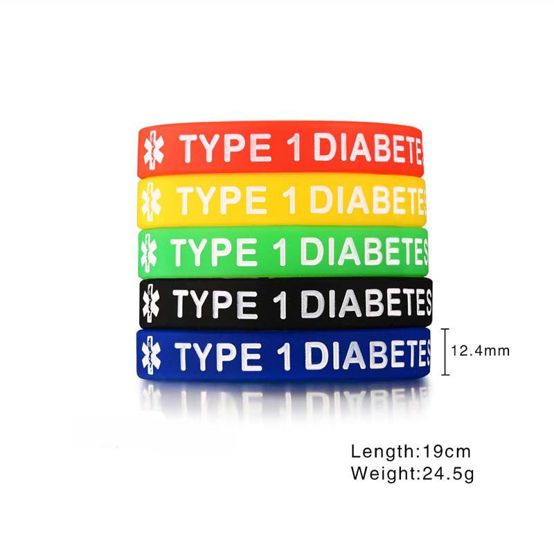 Medical Logo Men and Women Silicone Bracelet Set of 5 Colors