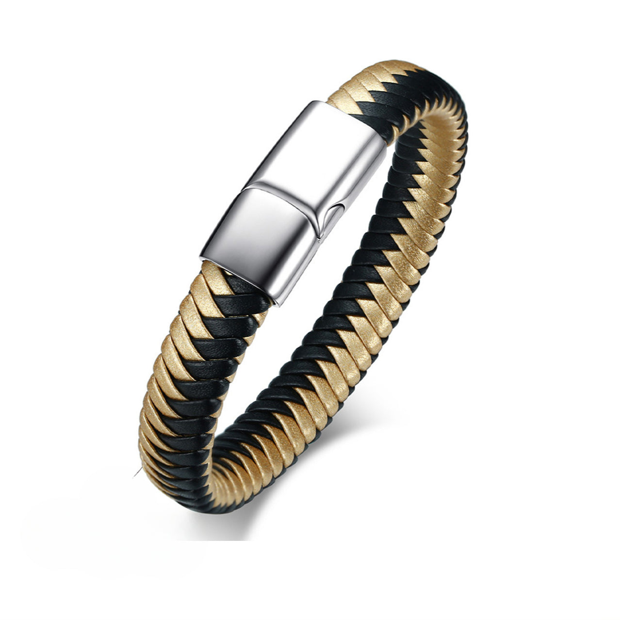 European And American Jewelry Men's Yellow Black Bracelet