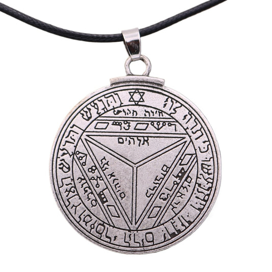 European and American Jewelry Wholesale: Solomon Smart Key Necklace, Saturn Amulet, Men's Pendant - Norse Legacy
