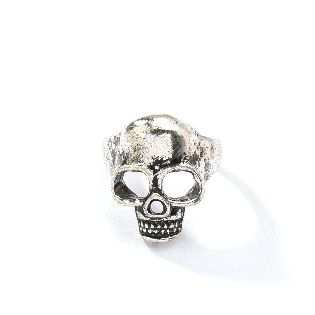 Skull Head Men's Retro Punk Ring with a European Twist