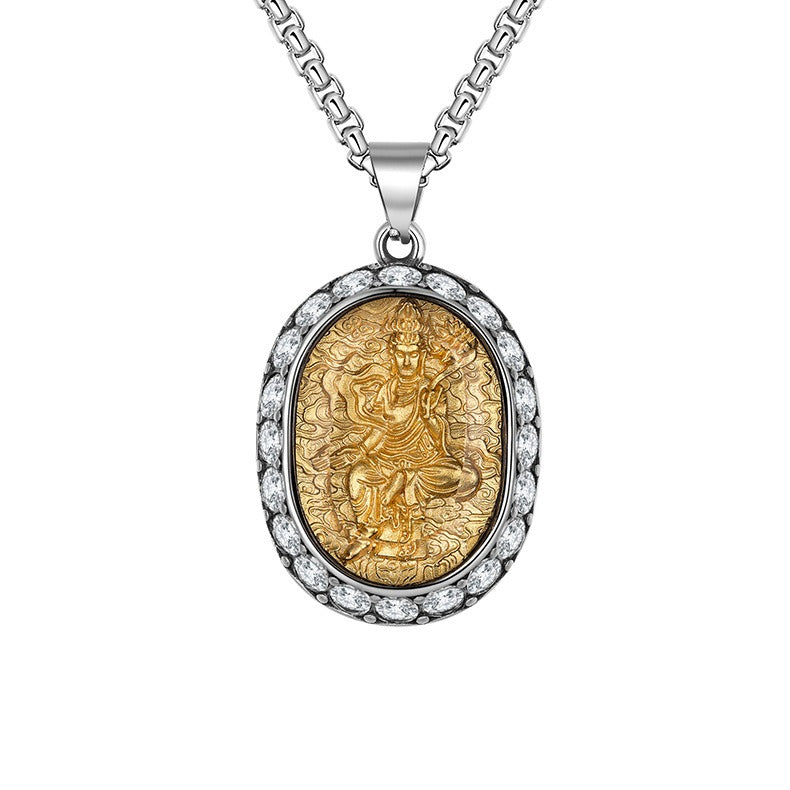 Zircon Necklace – Elegant Zodiac Saints Eight Patrons Pendant for Everyday Wear Planderful Collection