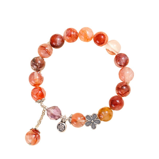 Planderful Fortune's Favor Amethyst Cut Beaded Bracelet – Elegant Women's Fashion Jewelry