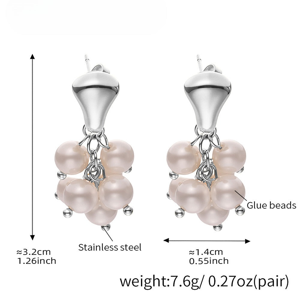 Planderful Tigers Eye Earrings Stainless Steel Luxury For Women