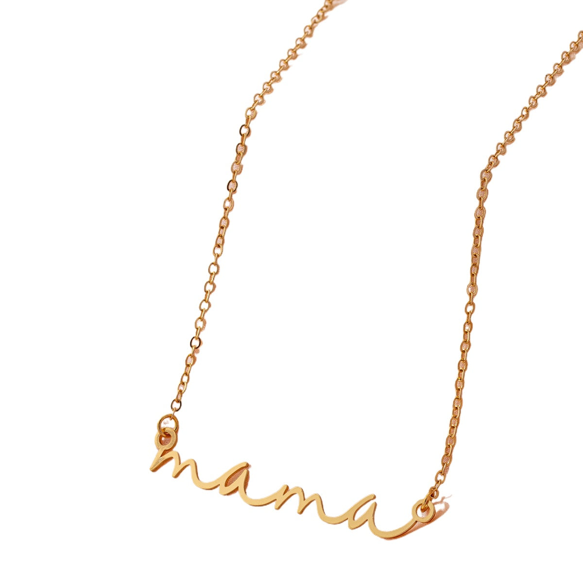 Planderful Vienna Verve Necklace – Stylish Metal Cut Letter Design