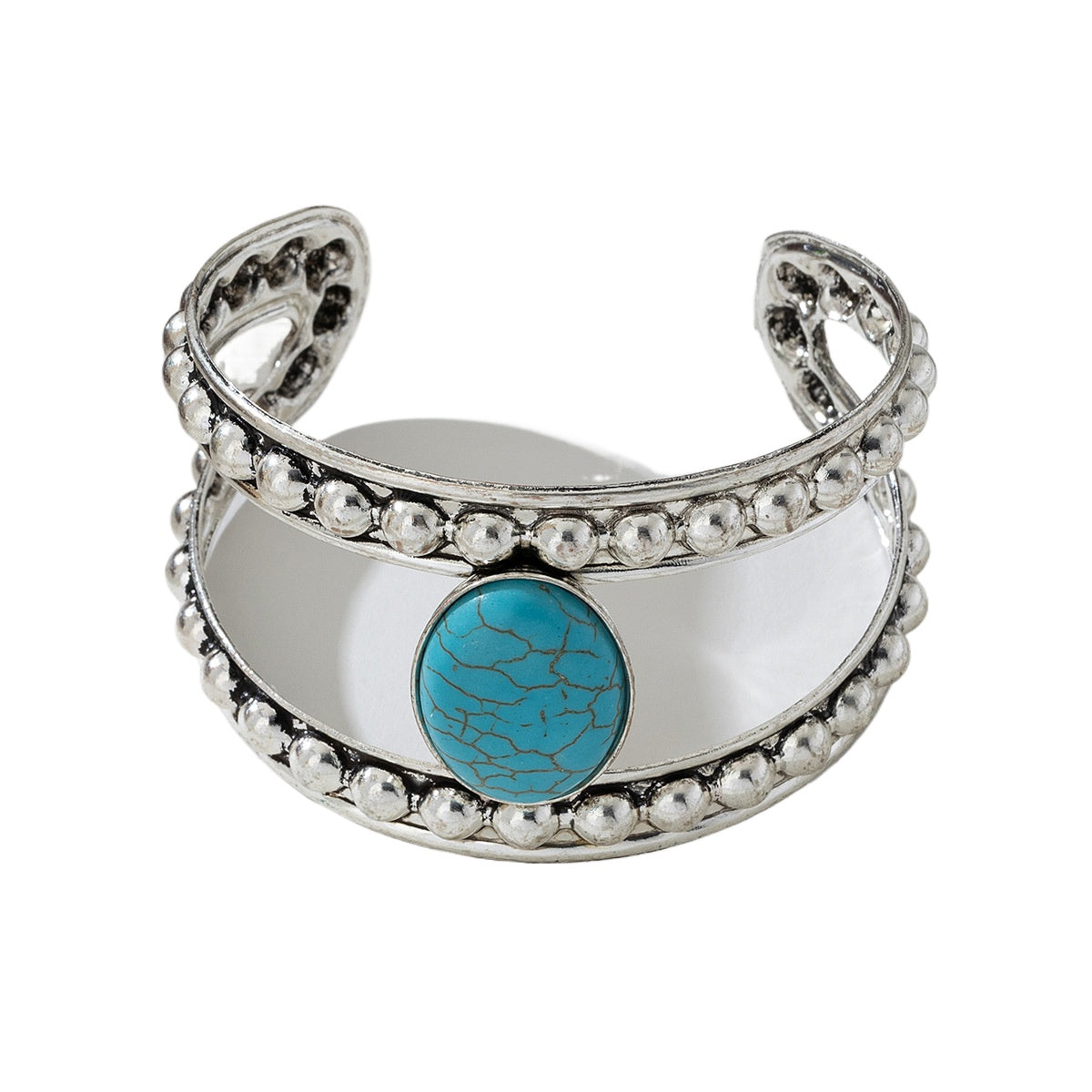 Planderful Vienna Verve Bracelet – Elegant Retro Style with Turquoise Accents