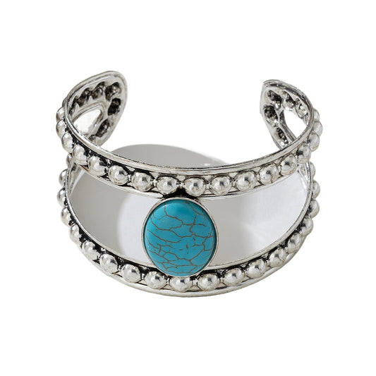 Planderful Vienna Verve Bracelet – Elegant Retro Style with Turquoise Accents