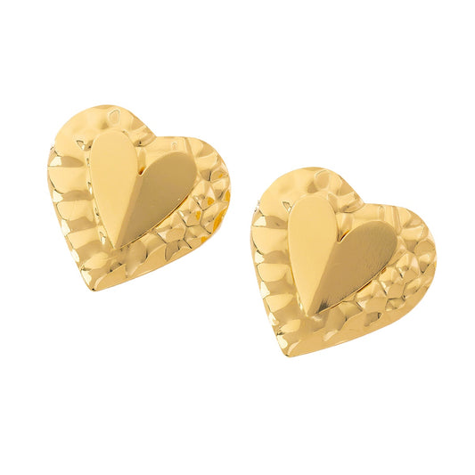 Planderful Vienna Verve Earrings – Elegant Metal Design for Special Occasions