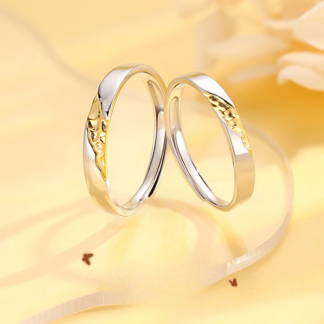 Heart Matching S925 Sterling Silver Ring