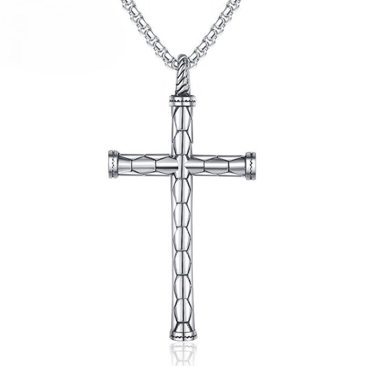Steel Necklace – Statement Dragon Cross Unicorn Pendant For Men Luxury Finish Premium Craftsmanship