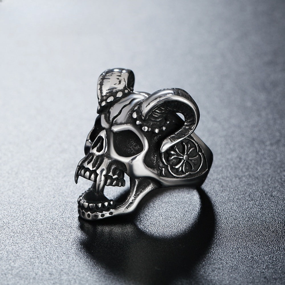 Titanium Steel Devil Ring