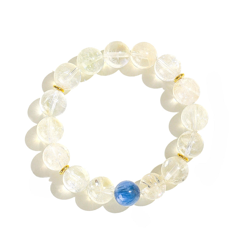 Planderful Fortune's Favor Bracelet – Elegant Natural Kyanite Design