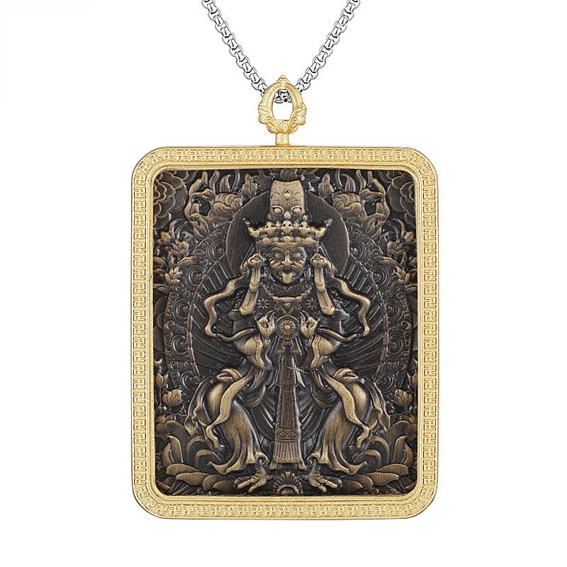 Titanium Steel Necklace – Statement Dragon Pendant