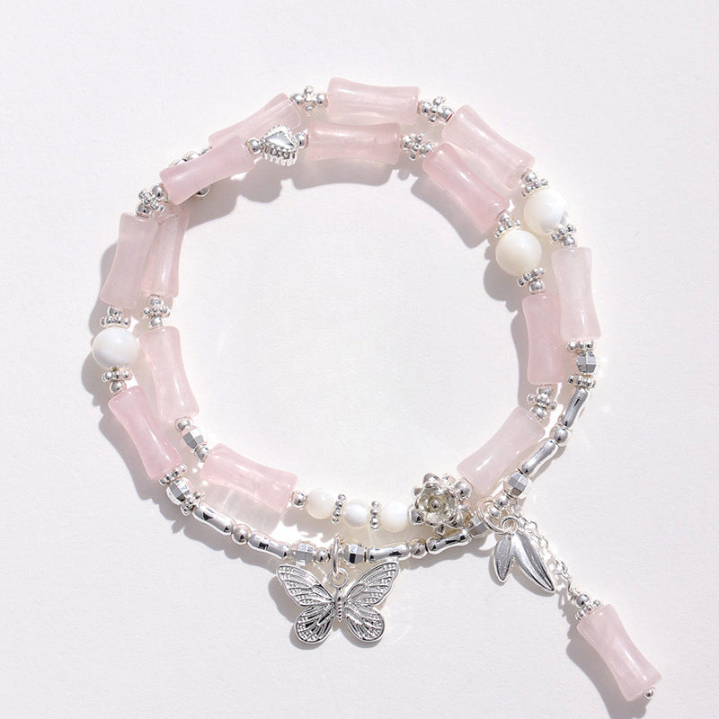 Planderful Fortune's Favor Bracelet – Elegant Agate Love Beads