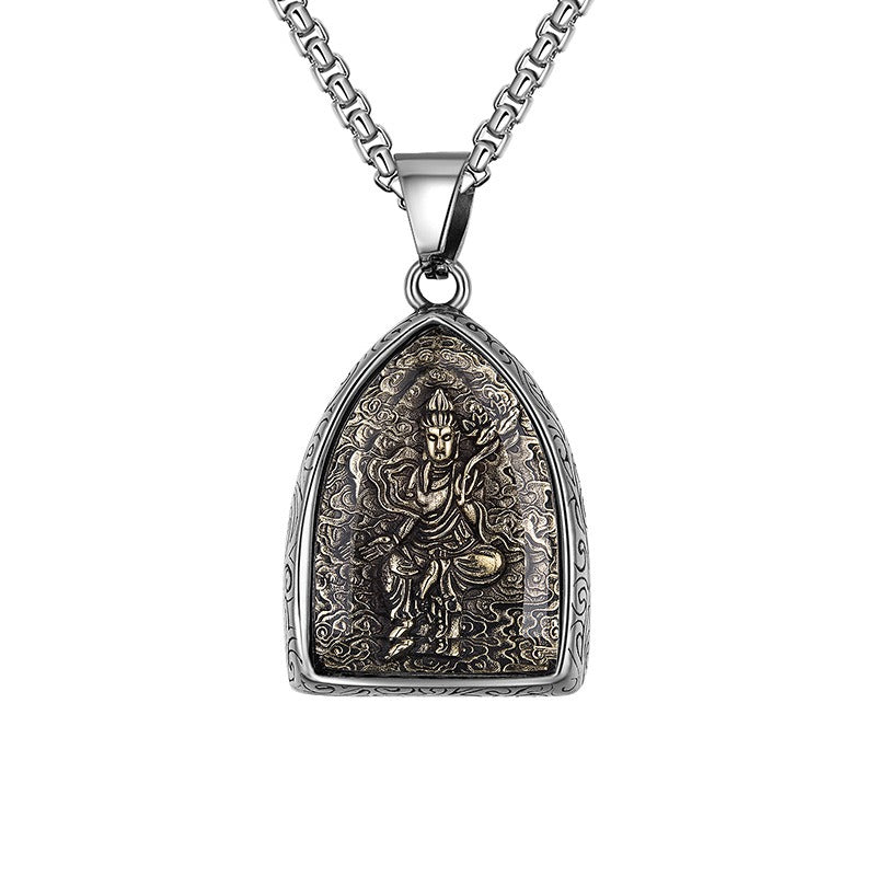 Titanium Steel Necklace – Vintage for Men