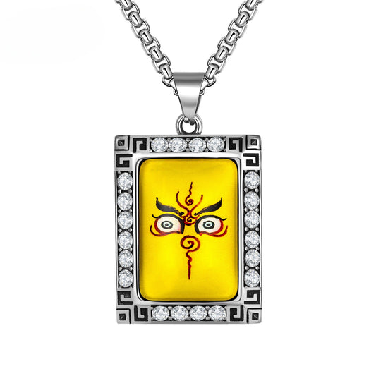 Steel Necklace - Elegant Everyday Pendant
