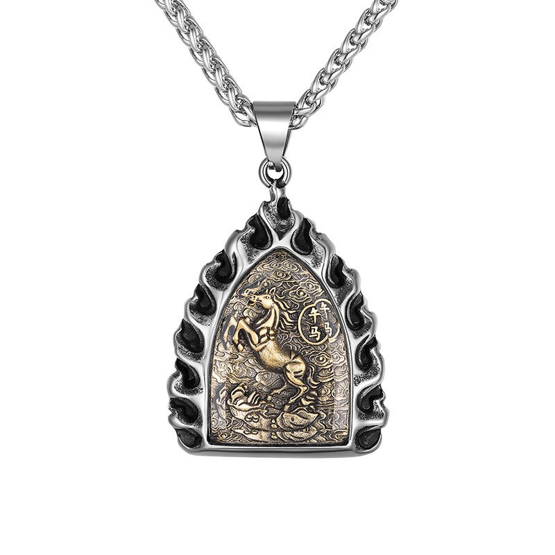 Steel Necklace – Elegant Zodiac Necklace For Everyday Wear Gift Ready Packaging By Planderful