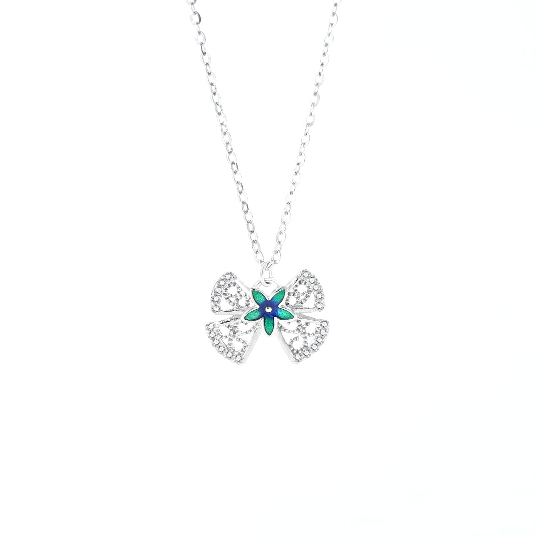 Planderful S925 Sterling Silver Butterfly Necklace For Women Delicate Forest Inspired Everyday Luxury Gift