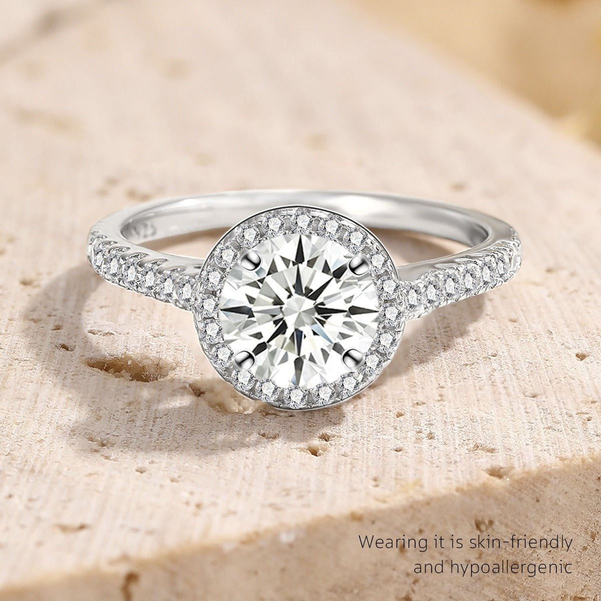 Four-Paw Round S925 Sterling Silver Women's Ring