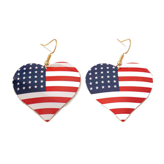 Planderful Vienna Verve Earrings – Stylish American Independence Day Design